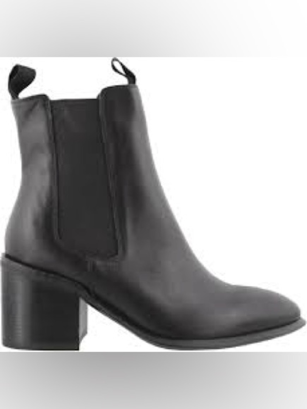 Tony Bianco Hampton Leather Pointed Toe Chelsea Ankle Boots Size 7.5